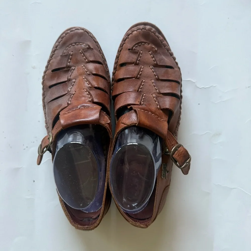 MENS PIKOLINOS Brown Leather Sandals Comfortable Casual Design